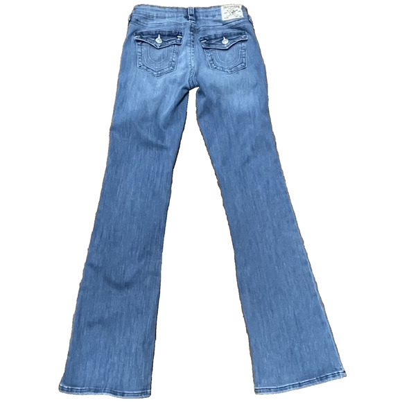 True Religion Becca Bootcut Jeans 29 Mid Rise Flattering Stretch Denim Classic - Picture 2 of 16